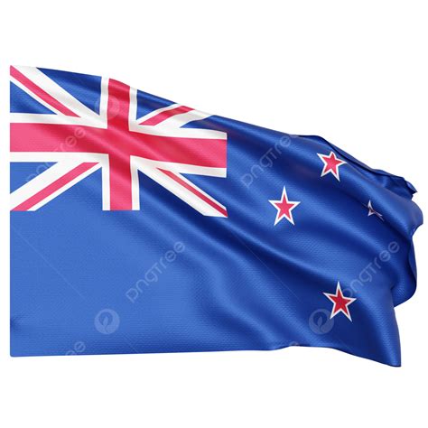 New Zealand Flag Waving, New Zealand Flag With Pole, New Zealand Flag Waving Transparent, New ...