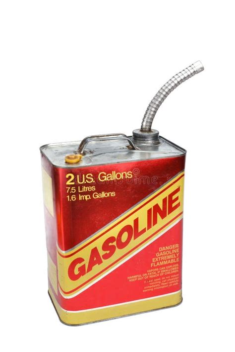 2 gallon gas can stock photo. Image of metallic, isolated - 18632338