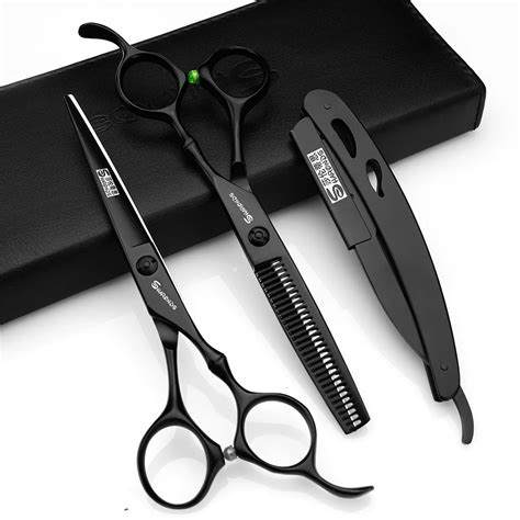 2018 Japan 440c imported professional hair scissors stainless steel ...