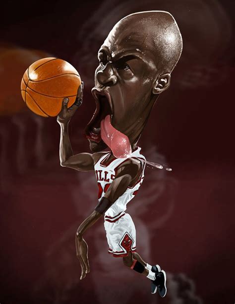 Caricatura de Michael Jordan | Michael jordan art, Caricature, Funny caricatures