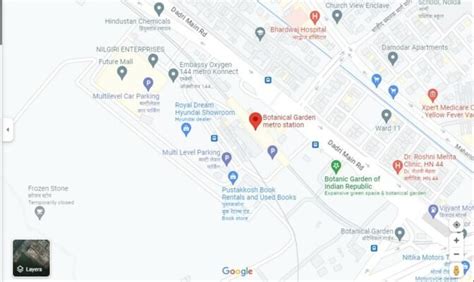 Botanical Garden Metro Station: Route, timings