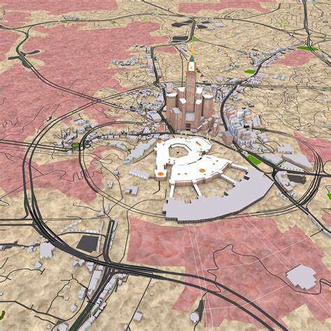 3D Mecca Makkah City Saudi Arabia Model - TurboSquid 1369162