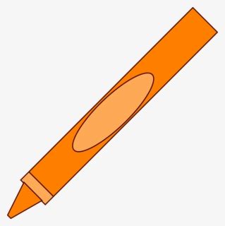 Clip Art Orange Crayon Cartoon , Free Transparent Clipart - ClipartKey