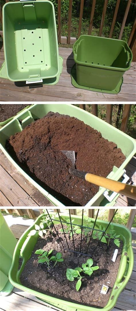 41 Beautiful DIY Backyard Vegetable Garden Ideas - DecoRecent | Container gardening, Plants ...