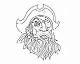 Blackbeard Coloring Page Printable Pages sketch template