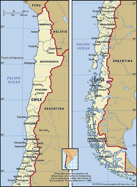 Map Of Southern Chile