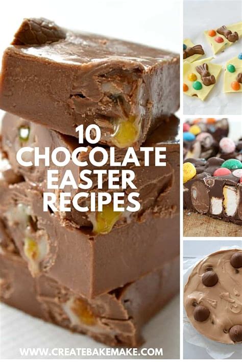 Yummy Chocolate Easter Recipes - Create Bake Make