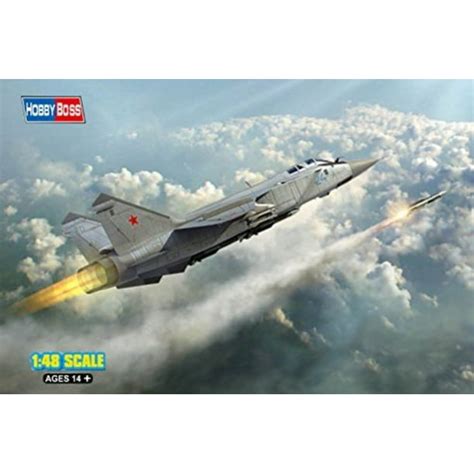 Hobby Boss Russian MiG-31 Foxhound Model Kit (1/48 Scale) - Walmart.com ...