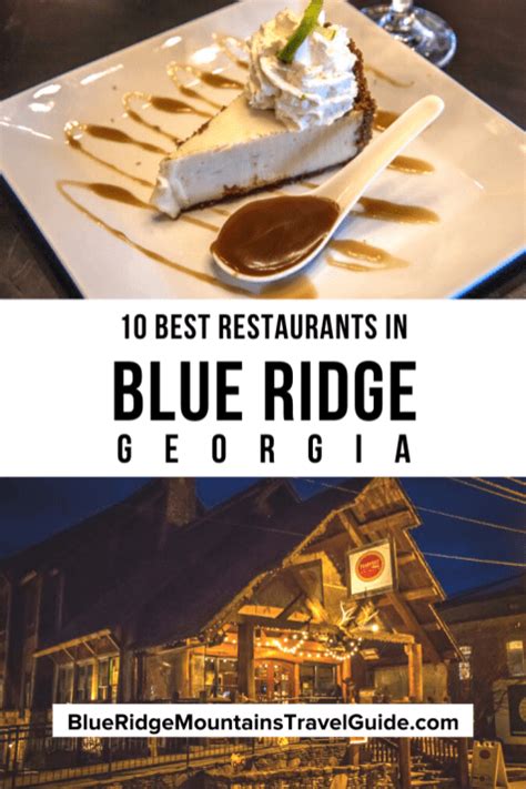 The 10 Best Restaurants in Blue Ridge GA - Blue Ridge Mountains Travel Guide