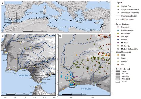 Supraregional distribution of Phoenician settlements in the ...