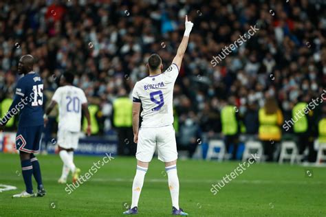 Karim Benzema Real Madrid Celebrates Goal Editorial Stock Photo - Stock Image | Shutterstock