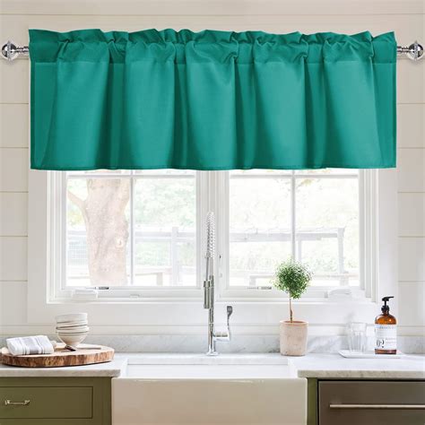 Amazon.com: XWZO Kitchen Valances Curtains for Windows Living Room ...