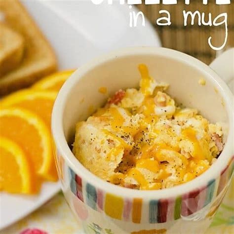 2 Minute Omelette in a Mug