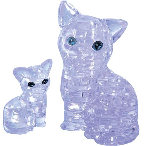 3D Crystal Puzzle - Clear Cat - Jeruel Industrial