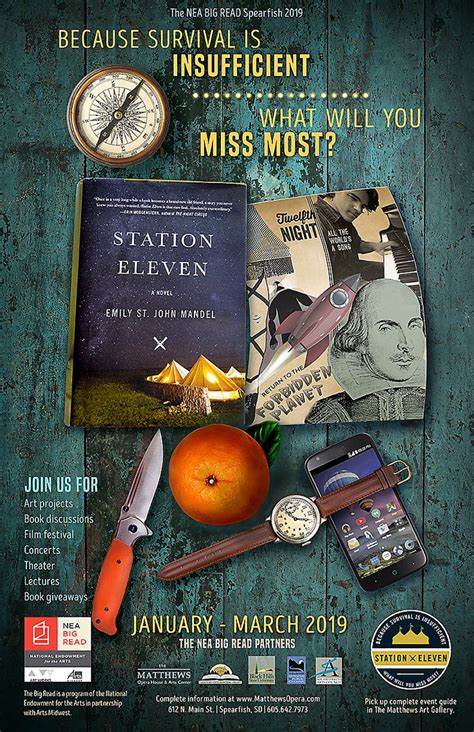 Station Eleven poster. Photo courtesy of the Matthews Opera House ...