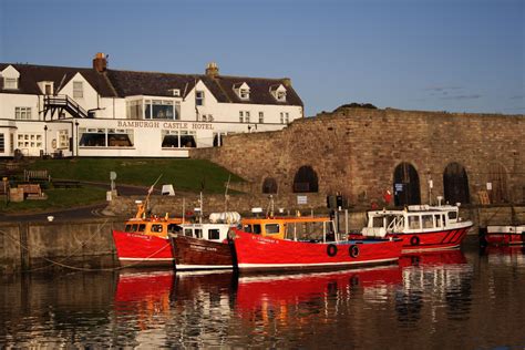 Seahouses Harbour Historical Pictures, Historical Sites, Farne Islands, Northumberland England ...