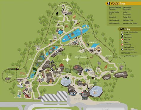 Omaha Zoo Map [Printable Omaha Henry Doorly Zoo Map]