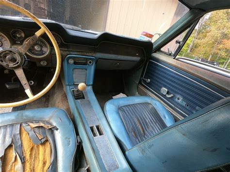 mustang blue interior | Barn Finds