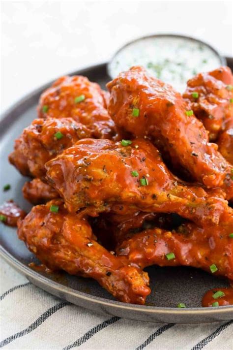 Crispy Baked Buffalo Wings Recipe - Jessica Gavin