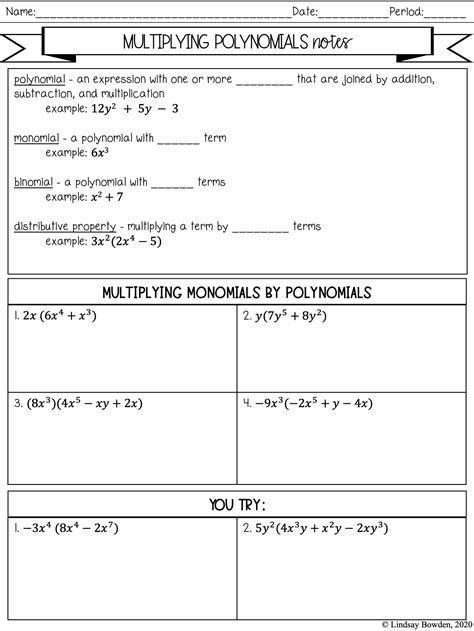 How To Multiplying Polynomials