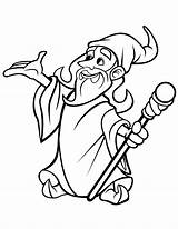 Wizard Coloring Pages To Download And Print For Free sketch template