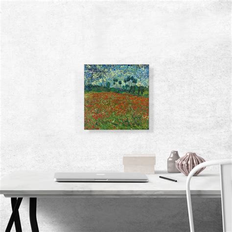 ARTCANVAS Poppy Field 1890 On Canvas by Vincent Van Gogh Painting | Wayfair