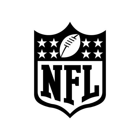 NFL logo black and white PNG 24693587 PNG