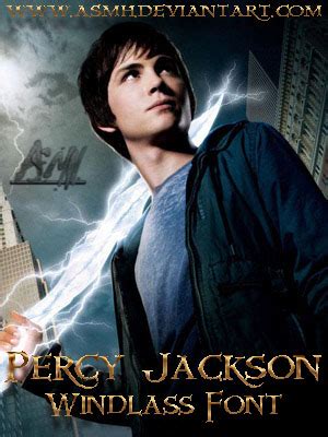 Percy Jackson Font by ASMH on DeviantArt