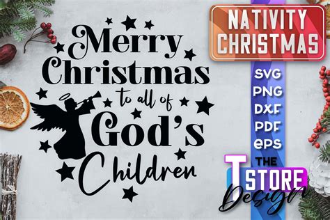 Nativity Christmas SVG | Christmas SVG Graphic by The T Store Design · Creative Fabrica