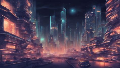 the city of the future at night by Kitsuneko213 on DeviantArt