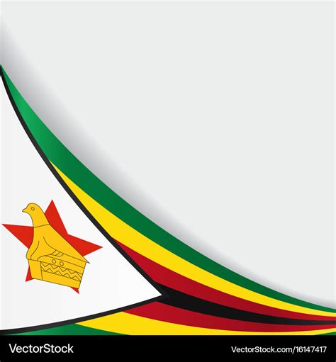 Zimbabwe flag background Royalty Free Vector Image