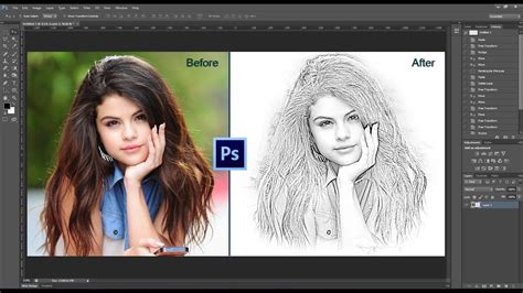 How To Transform Photos Into Gorgeous Pencil Drawings In Photoshop | My ...