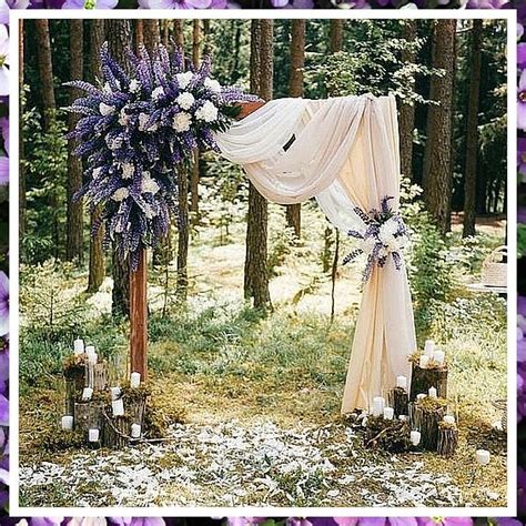 Amazon.com: Wedding / Winter Wedding Arch | Purple wedding flowers ...