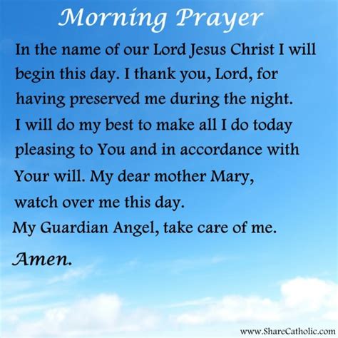 Morning Prayer