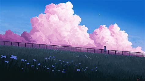 Pink Clouds 4K wallpaper download