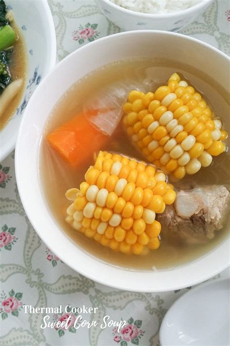 Thermal Cooker Chinese Sweet Corn Soup Recipe - Souper Diaries