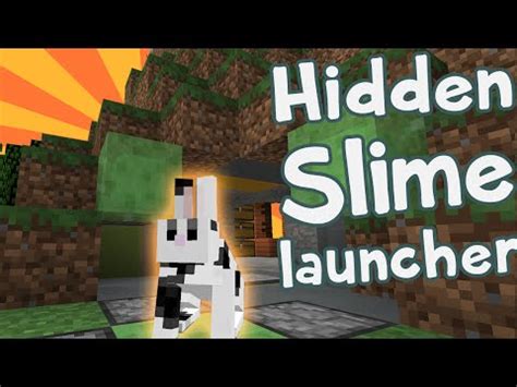 Hidden Diagonal Slime Block Launcher - How To Build Minecraft Project