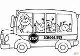 School Bus With Happy Children coloring Page  Free Printable Coloring sketch template
