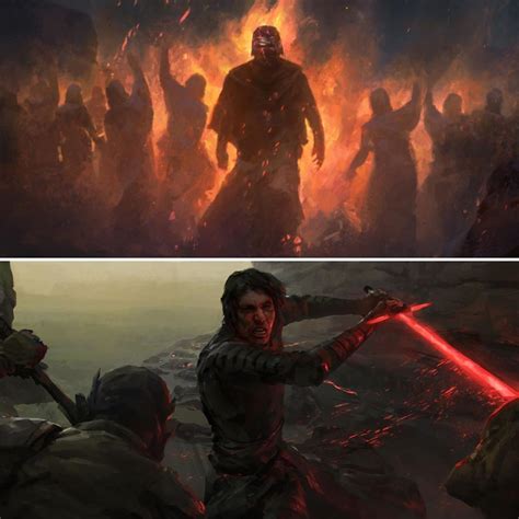 Geek Carl on Instagram: “Kylo Ren’s Assault on Mustafar #ConceptArt ...