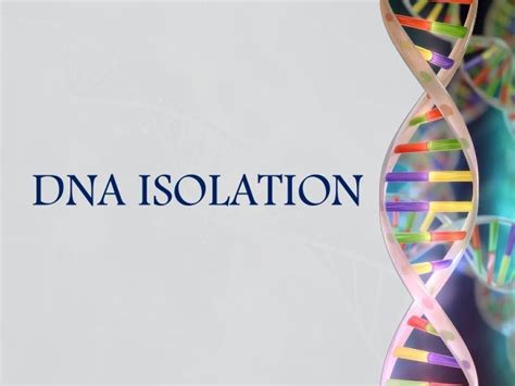 Dna isolation