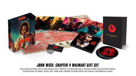 John Wick: Chapter 4 (4K + Blu-ray) (Collector's Gift Set Limited Edition) (Walmart Exclusive ...