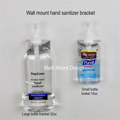 Hand sanitizer wall mount bracket Wall mount hand sanitizer | Etsy