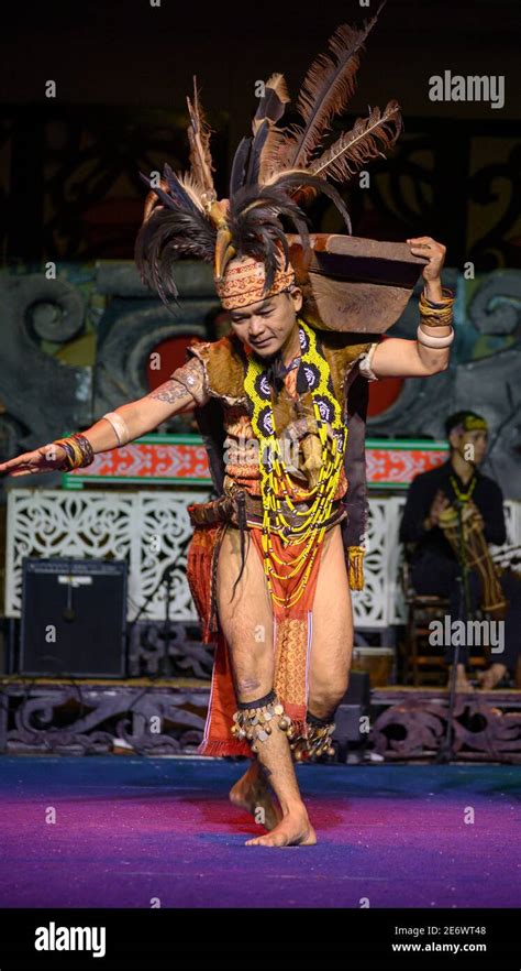 Iban culture dance at the Sarawak Culture Village in Kuching Malaysia Stock Photo - Alamy