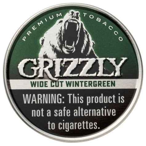 Order Grizzly Wintergreen 1.2oz Wide Cut Northerner US