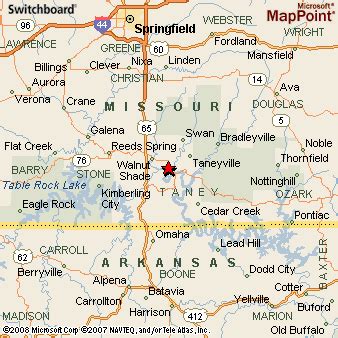 Forsyth, Missouri Area Map & More