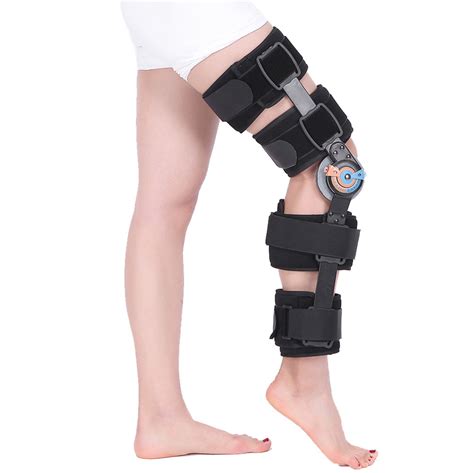 Pos T- Op Hinged Knee Immobilizer Adjustable Orthopedic Leg Brace Knee Brace With CE