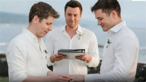 OpenAI CEO Sam Altman marries software engineer Oliver Mulherin ...