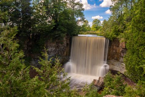 Exploring Ontarios Waterfalls Indian Falls Waterfall, Owen Sound Ontario