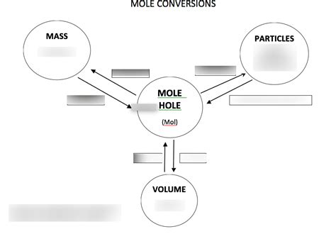 Mole Conversion chart Diagram | Quizlet