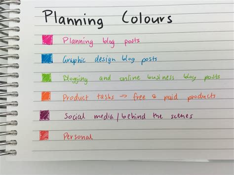 Planner Organization: How to color-code your planner so you’ll actually use it effectively